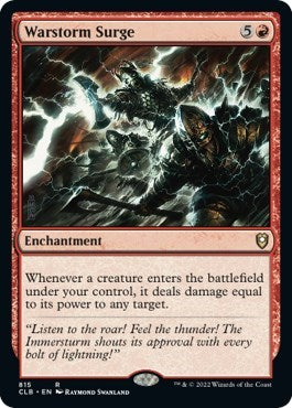 Warstorm Surge (Commander Legends: Battle for Baldur's Gate) Medium Play