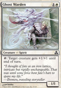 Ghost Warden (Guildpact) Medium Play Foil