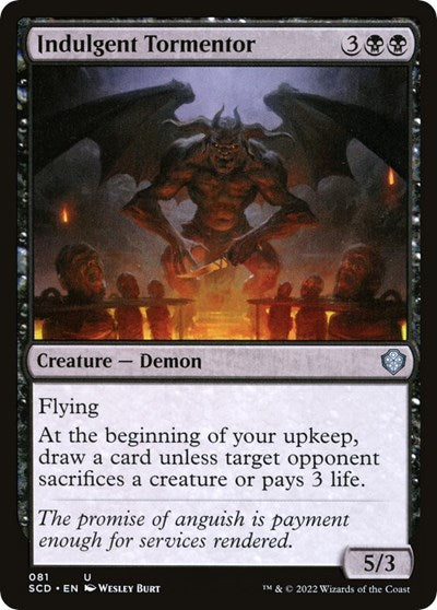 Indulgent Tormentor (Commander 2022 Starter Decks) Light Play
