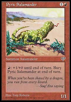 Pyric Salamander (Mirage) Near Mint