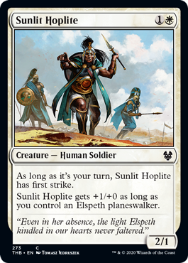 Sunlit Hoplite (Theros Beyond Death) Medium Play