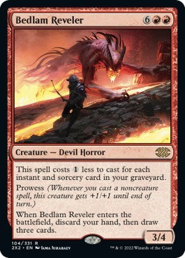 Bedlam Reveler (Double Masters 2022) Medium Play