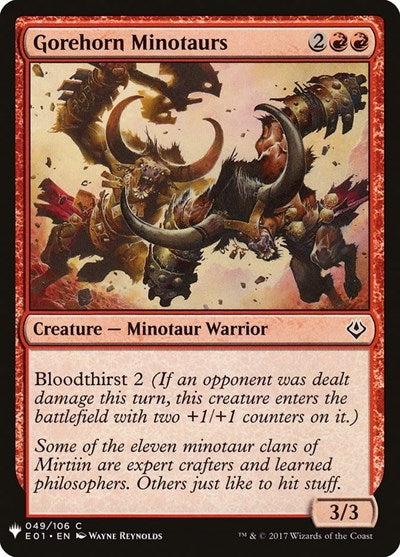 Gorehorn Minotaurs (Mystery Booster) Near Mint