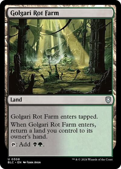Golgari Rot Farm (Commander: Bloomburrow) Light Play