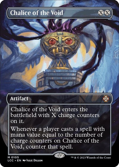 Chalice of the Void (Borderless) (Commander: The Lost Caverns of Ixalan) Light Play Foil