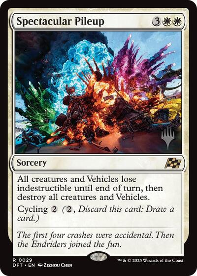 Spectacular Pileup (Promo Pack: Aetherdrift) Light Play Foil