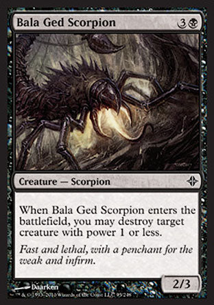 Bala Ged Scorpion (Rise of the Eldrazi) Medium Play Foil