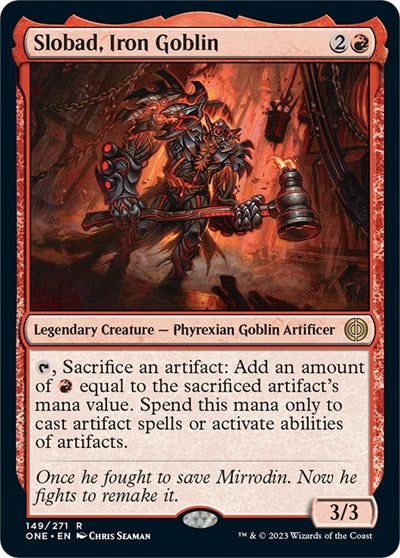 Slobad, Iron Goblin (Phyrexia: All Will Be One) Near Mint Foil