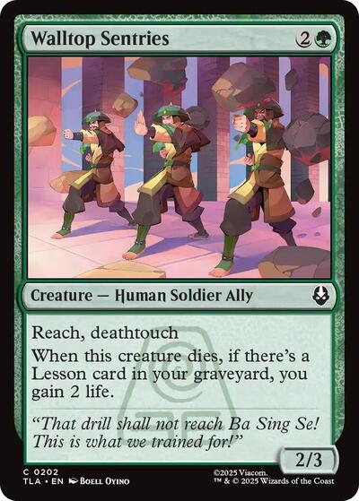 Walltop Sentries (Avatar: The Last Airbender) Near Mint Foil