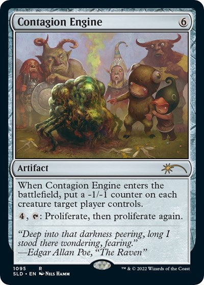 Contagion Engine (Secret Lair) Medium Play Foil