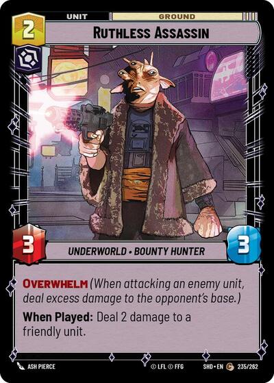 Ruthless Assassin (Shadows of the Galaxy) Near Mint