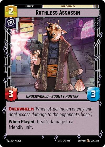 Ruthless Assassin (Shadows of the Galaxy) Near Mint Foil