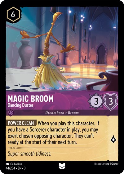 Magic Broom - Dancing Duster (Into the Inklands) Near Mint Cold Foil