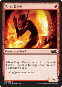 Forge Devil (Magic 2015 Core Set) Medium Play Foil