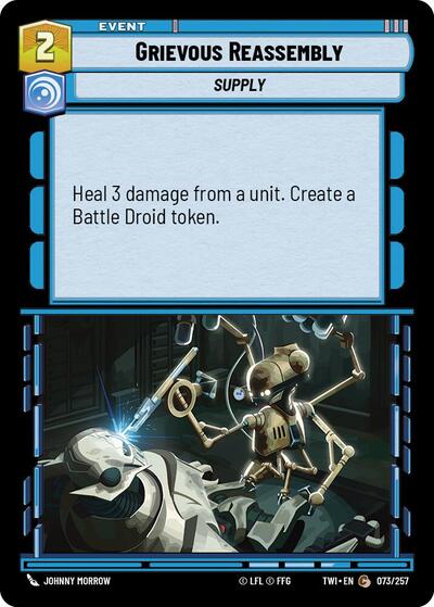 Grievous Reassembly (Twilight of the Republic) Near Mint Foil