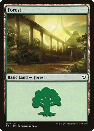Forest (101) (Archenemy: Nicol Bolas) Near Mint