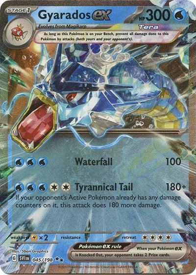 Gyarados ex - 045 (Scarlet and Violet: Base Set) Near Mint Holofoil