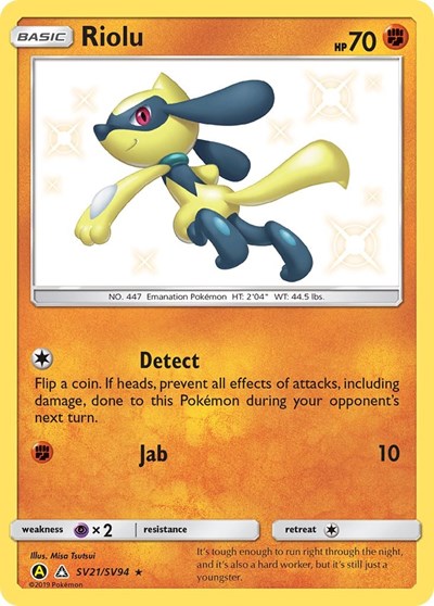 Riolu (Hidden Fates: Shiny Vault) Near Mint Holofoil