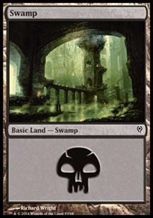 Swamp (83) (Duel Decks: Jace vs Vraska) Light Play