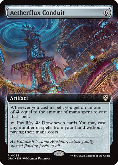 Aetherflux Conduit (Extended Art) (Commander: Aetherdrift) Light Play