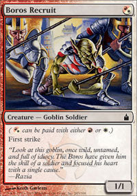 Boros Recruit (Ravnica) Heavy Play