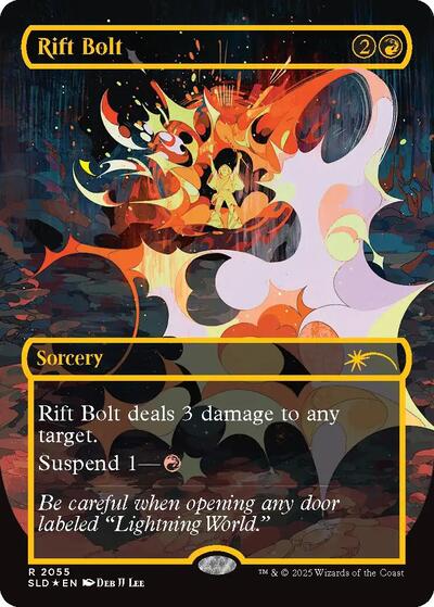 Rift Bolt  2055   Raised Foil|0|0|0.00