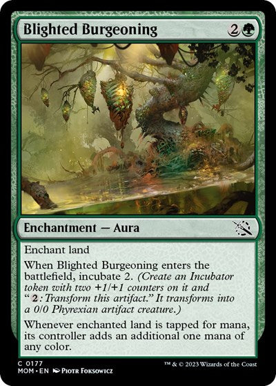 Blighted Burgeoning (March of the Machine) Near Mint Foil