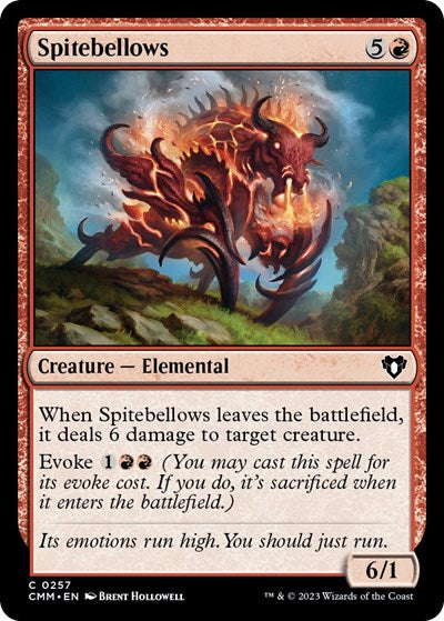 Spitebellows (Commander Masters) Light Play Foil