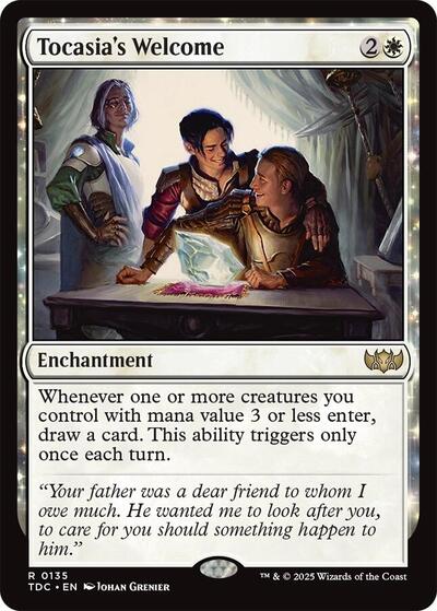 Tocasia's Welcome (Commander: Tarkir: Dragonstorm) Light Play