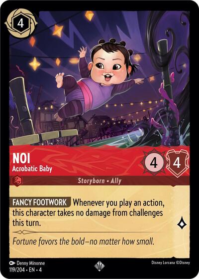 Noi - Acrobatic Baby (Ursula's Return) Near Mint Cold Foil