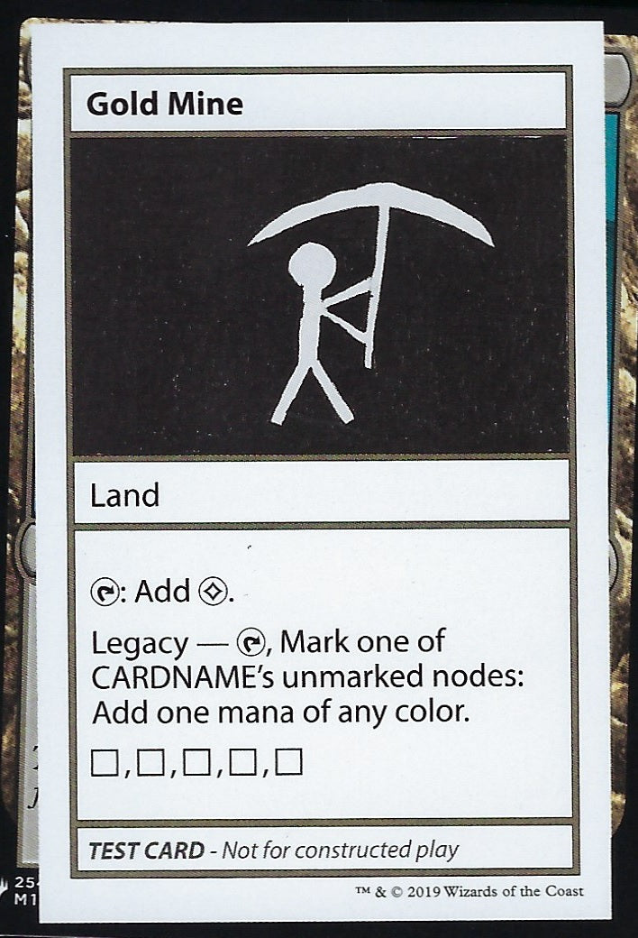 Gold Mine (Mystery Booster Test Print) Near Mint