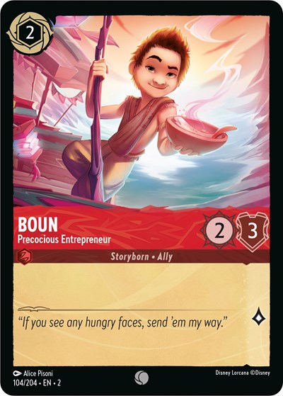 Boun - Precocious Entrepreneur (Rise of the Floodborn) Near Mint Cold Foil