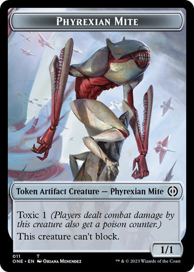 Phyrexian Mite Token (011) (Phyrexia: All Will Be One) Near Mint