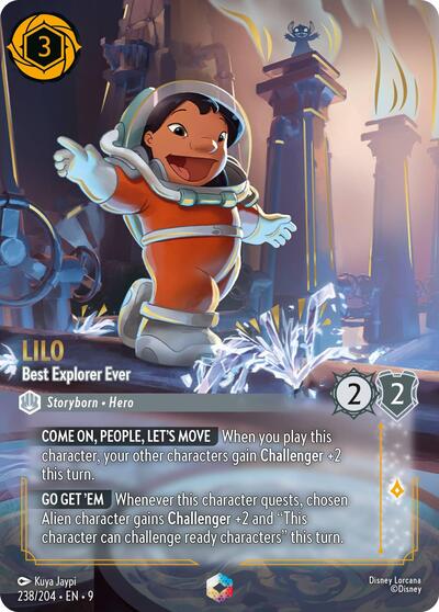 Lilo - Best Explorer Ever (Enchanted) (Fabled) Near Mint Holofoil