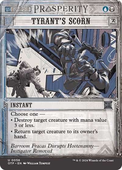 Tyrant's Scorn (Outlaws of Thunder Junction: Breaking News) Light Play