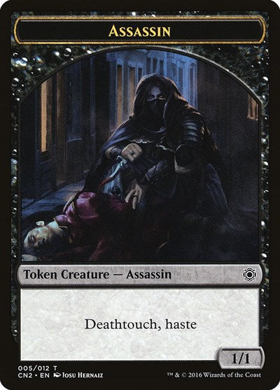 Assassin Token (Conspiracy: Take the Crown) Light Play