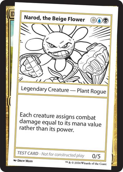 Narod, the Beige Flower (Mystery Booster 2 Playtest Cards) Near Mint