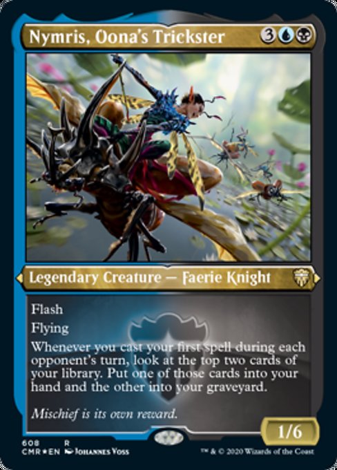 Nymris, Oona's Trickster (Foil Etched) (Commander Legends) Light Play Foil