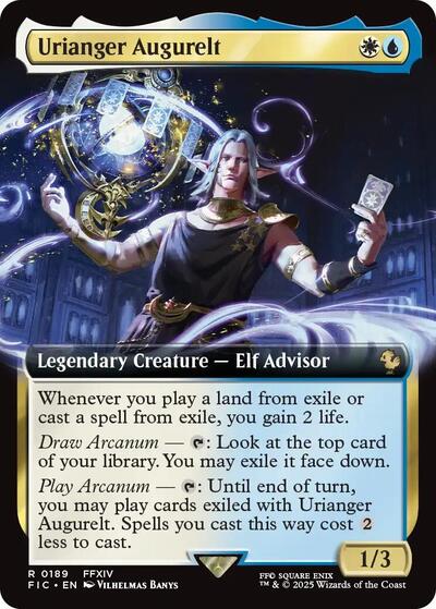 Urianger Augurelt (Extended Art) (Commander: FINAL FANTASY) Light Play Foil