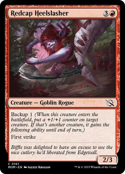 Redcap Heelslasher (March of the Machine) Near Mint Foil
