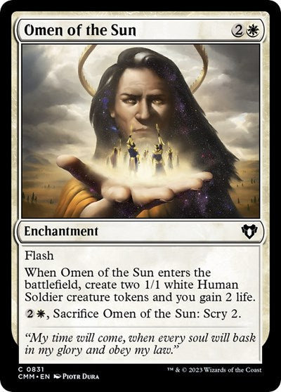 Omen of the Sun (Commander Masters) Light Play