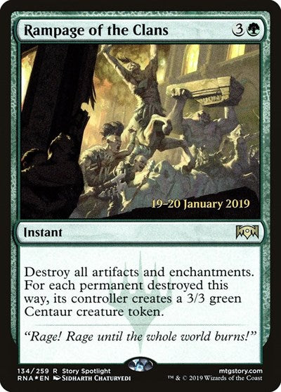 Rampage of the Clans (Promos: Prerelease Cards) Near Mint Foil