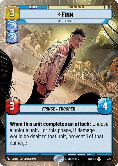 Finn On the Run (Hyperspace) (Twilight of the Republic) Near Mint Foil
