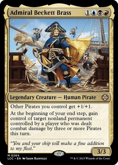 Admiral Beckett Brass (Commander: The Lost Caverns of Ixalan) Medium Play