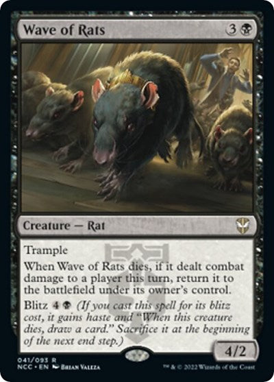 Wave of Rats (Commander: Streets of New Capenna) Near Mint