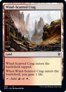 Wind-Scarred Crag (Throne of Eldraine) Near Mint
