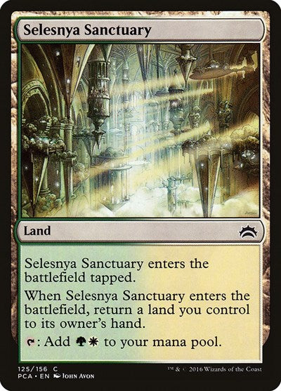 Selesnya Sanctuary (Planechase Anthology) Medium Play