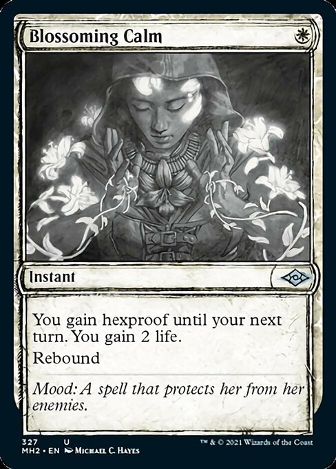 Blossoming Calm (Showcase) (Modern Horizons 2) Light Play Foil
