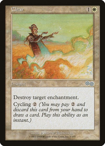 Clear (Urza's Saga) Light Play