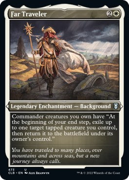 Far Traveler (Etched Foil) (Commander Legends: Battle for Baldur's Gate) Near Mint Foil